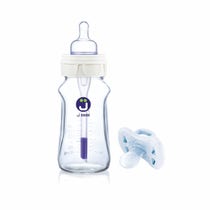 J Children Glass Bottle 260ml + Joy Pacifier 0-6 Months-1