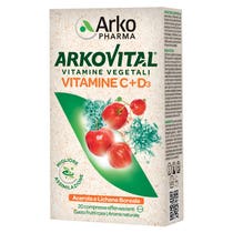 Arkopharma Arkovital Vitaminas C+D3 Efervescente Sabor Frutos Rojos 20 Comprimidos-2