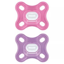 Mam Comfort Female Silicone Pacifier 2 Pieces 0-2 Months-1