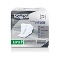 Soffisof Couches d'incontinence en forme d'homme niveau 1 taille unique 12 pièces-1