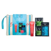 Apivita Bee Sun Safe Hydra Fresh Face Gel Cream SPF50 + Face Mask Aloe 2x8ml + Hair Mask Hyaluronic Acid 20ml-1