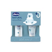 Chicco Coffret Huile de Massage Natural Sensation 100 ml + Crème Visage 50 ml-1
