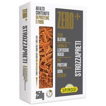 Zero+ Strozzapreti à la farine de lentilles rouges 250g-1