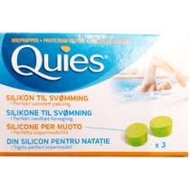 Bouchons d'oreilles de natation en silicone Quies 3 paires-3