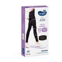 Sauber Linea Jolie Leggings Emana 70 Den Nero Taglia M-2