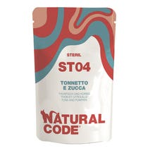 Natural Code ST04 Tonnetto E Zucca Gatti Adulti Sterilizzati Busta 70g-1