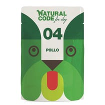 Natural Code 04 Pollo Cani Adulti Busta 300g-1