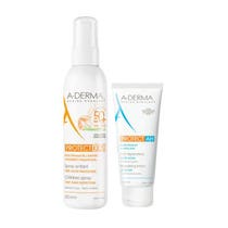A-Derma Protect Kids Spray Enfant SPF50+ 200 ml + Protect Ah Lait Après Soleil 100 ml-1