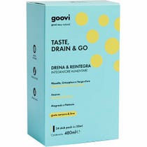 Goovi Taste Drain & Go Drainant Gingembre et Citron Vert 24 Sticks-1