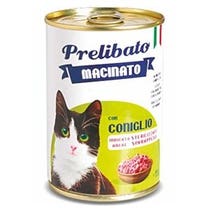 Unipro Prelibato Macinato Coniglio Per Gatti Sterilizzati o in Sovrappeso 400g-1