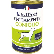 Unipro Unicamente Coniglio Cibo Umido Cani Adulti Barattolo 400g-1
