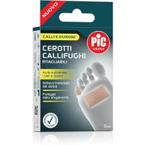 Pic Solution Pansements Callifugaux Découpables À L'Acide Salicylique 2 Pièces 6x4cm-1