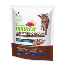 Natural Trainer Sensitive No Grain Adult With Trout For Adult Cats 300g-1