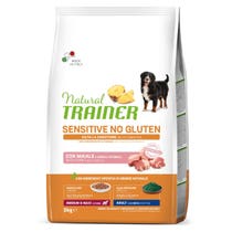Natural Trainer Sensitive No Gluten Medium & Maxi Adult With Pork For Adult Dogs 3kg-1