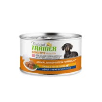 Natural Trainer Sensitive No Gluten Small & Toy Adult with Pork and Whole Grains 150g-1