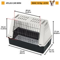 Ferplast Atlas Car Transportín de coche para perros tamaño mini-1