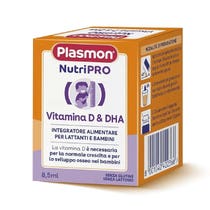 Plasmon Nutripro Complemento Alimenticio Vitamina D y DHA 8,5ml-1