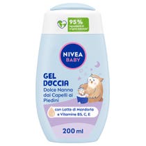 Nivea Baby Shower Gel Sweet Nanna From Hair to Feet 200ml Newborn Body and Hair Cleanser-2