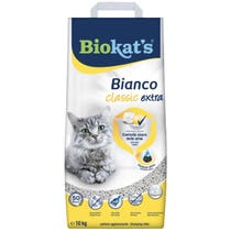 Arena Extra Classic Blanca De Biokat Con Carbón Activado Para Gatos 10kg-2