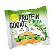 Natoo Protein Cookie Saveur Chocolat Blanc Et Amande 12x60g-1