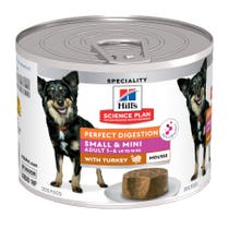 Hill's Science Plan Perfect Digestion Adult Small & Mini Nourriture pour chiens à la dinde 200 g-1