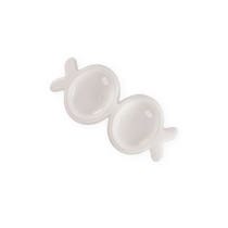 United Pets Fish Kiss Comedero y Agua para Gatos Color Blanco-1