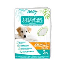 Welly Toalla Compostable Mediana 80x60 Cm 3 Piezas-1