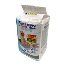 Crosses Super Nappy Colchonetas Higiénicas De Carbón Activado Para Perros 14 Piezas 84x57cm-1