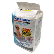 Colchonetas Higiénicas De Carbón Activado Crosses Super Nappy Para Perros 30 Piezas 84x57cm-1