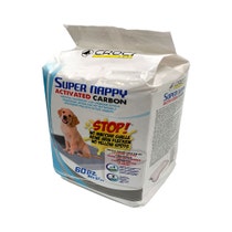 Super Nappy Crosses Colchonetas Higiénicas De Carbón Activado Para Perros 60 Piezas 84x57cm-1
