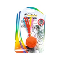 Crosses Colored Flying Ball Game for Cats 1 Piece Assorted Color-1