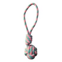 Crosses Cotonosso Knot With Ball Pastel Orange Toy For Dogs 40cm-1