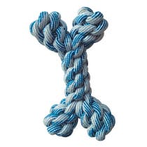 Crosses Cotonosso Bicolor Pastel Blue Toy For Dogs 20cm-1