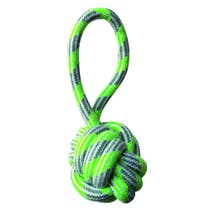 Croci Cotonosso Handle With Ball Pastel Green Toy For Dogs 20 cm-1