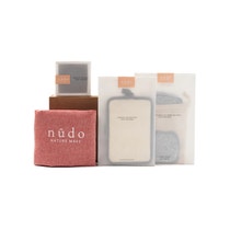Nudo Kit Skin Essentials Makeup Removing Pads + Sponge + Exfoliating Glove + Cotton Shopper-0