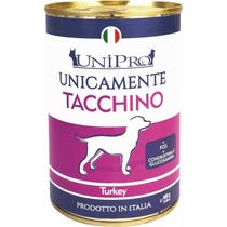 Unipro Unicamente Tacchino Cibo Umido Cani Adulti Barattolo 400g-1