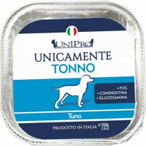 Unipro Unicamente Tonno Cibo Umido Cani Adulti Vaschetta 150g-1