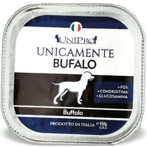 Unipro Unicamente Bufalo Cibo Umido Cani Adulti Vaschetta 150g-1
