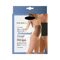 Faja Abdominal Solidea Onda Plata Color Negro Talla S-1