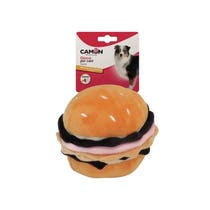 Camon Juguete Hamburguesa de Poliéster con Chirriador para Perros-4