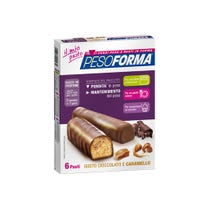 Pesoforma Barritas Chocolate Caramelo 12 Piezas-2
