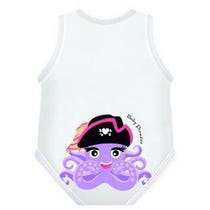 J Bimbi Body Bébé Sans Manches En Coton Bio 0-36 Mois Poulpe-1