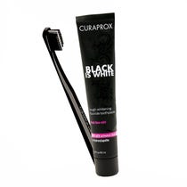 Curaprox Black Is White Toothpaste Set 90ml + 1 Toothbrush-2