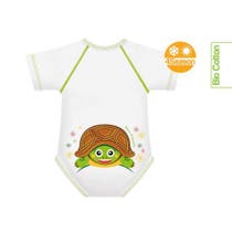 Bimbi Body 0-36M Bio Cotton 4 Season Slow Friends Turtle-1