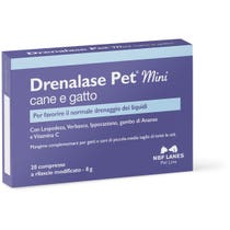 Drenalase Pet Complementary Drainage Food for Dogs/Cats Mini Size 20 Tablets-1