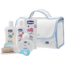 Chicco Baby Moments Beauty Manche Bleu Clair Peau Délicate Bain Délicat Corps/Cheveux 200 ml + Crème Corps 200 ml + Eau de Cologne 100 ml-3