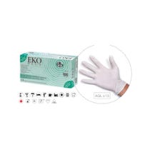 Eko Plus Gant Latex Surface Lisse Poudré Grande Taille 100 Pièces-3