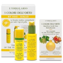 L'erbolario I Colori Dell'orto Yellow Compacting Face Kit For All Skin Types 1 Kit-1
