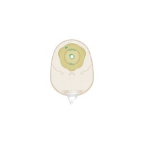 Uro Flexima Single Piece Bag With Integral Skin Protector Cuttable Convex Plate Diameter 15/35 10 Pieces-1