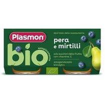Plasmon Croquettes Bio Poire Myrtilles 2x80g 6Mois+-1